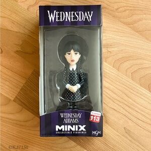 Minix Wednesday Addams In Polka Dot Dress Collectable Figurine Series #113 NEW